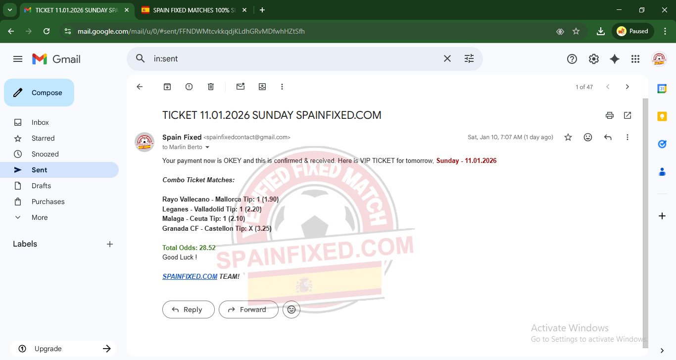 Buy 100% Fixed Matches